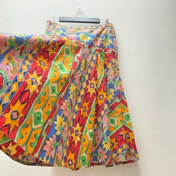 Vintage - Funky Made in France Full Skirt - Picture 6 of 9
